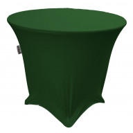 LA Linen Round Spandex Tablecloth, 30-Inch Round 30-Inch High, Green Emerald