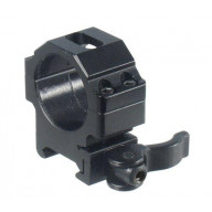 UTG 30mm/2PCs Low Pro LE Grade Picatinny QD Rings: 22mm Wide