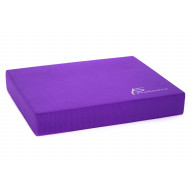 ProSource Exercise Balance Pad, Non-Slip Cushioned Foam Mat & Knee Pad for Fitness and Stability Training, Yoga, Physical Therapy 15.5x12.5, Purple