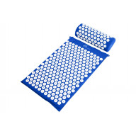ProSource Acupressure Mat Pillow Set Back/Neck Pain Relief Muscle Relaxation, Blue
