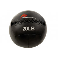 ProSource Soft Medicine Balls for Crossfit Wall Balls and Full Body Dynamic Exercises, Color-Coded Weights - Black - 20lb, Black