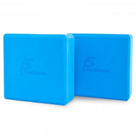ProSource Foam Yoga Blocks Provide Support and Help Extend Your Reach in challenging Yoga Poses. Ideal for Beginners or Anyone Trying to Increase Flexibility, Blue
