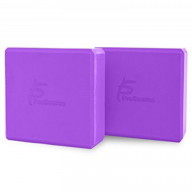 ProSource Foam Yoga Blocks Provide Support and Help Extend Your Reach in challenging Yoga Poses. Ideal for Beginners or Anyone Trying to Increase Flexibility, Purple