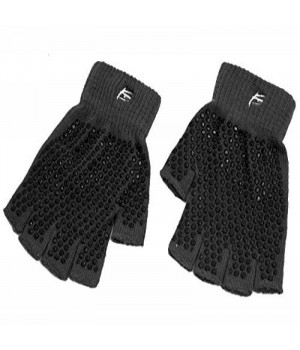 ProSource Grippy Yoga Gloves improve your yoga or Pilates practice by creating a non-slip grip to increase stability and reduce sliding while holding poses, Black