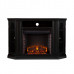 Claremont Convertible Media Electric Fireplace - Black