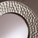 Silver Sphere Wall Mirror 4pc Set- Hammered Silver