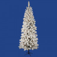 Vickerman 9.5' x 44" Flocked Pacific 600LED WmWht - A100386LED (Case of 1)