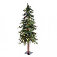 Vickerman 4' x 26" Mix Country Tree 100WmWht LED - A801941LED (Case of 1)
