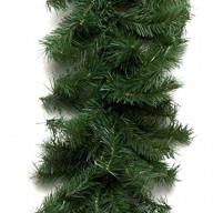 Vickerman 9' Canadian Pine Artificial Christmas Garland with 50 Multi-Colored LED Lights