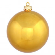 Vickerman 6" Anti Gold Shiny Ball UV Drilled 4/Bag - N591530DSV (Case of 6)