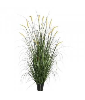 Vickerman 24" Green Foxtail Grass in Pot - TN170724 (Case of 4)