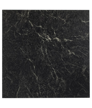 Ergode Sterling Black with White Vein Marble 12x12 Self Adhesive Vinyl Floor Tile - 20 Tiles/20 sq. ft.