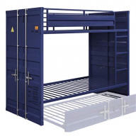 Twin/Twin Bunk Bed Blue