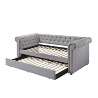Daybed & Trundle (Twin Size) Smoke Gray Fabric