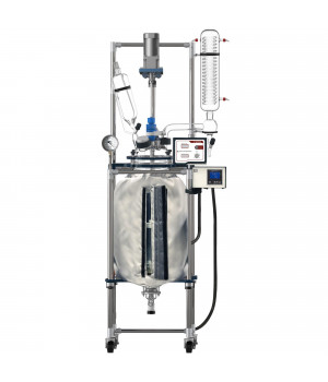 Ai 50L Non-Jacketed Glass Reactor with 200C Heating Jacket