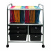 Mobile Organizer File Cart with 5 drawers