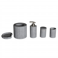 ALFI brand ABCO1022 5 Piece Solid Concrete Bathroom Accessory Set