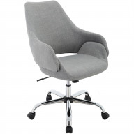Everson 17.75-20.75 Gas Lift, Wheeled Office Chair - Grey