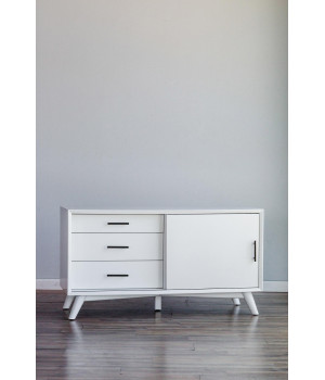 Flynn Small TV Console, White