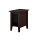 Nantucket Chair Side Table in Espresso