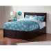 Madison Queen Bed with Footboard and Twin Extra Long Trundle in Espresso