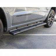 2011-2021 Jeep Grand Cherokee| Incl. 22 WK & Excl. Limited X, High Altitude, Summit, SRT, SRT8, Trackhawk and Trailhawk Carbon Steel + PE Step Area Black Finish OE Style Side Step Running Board-S Series