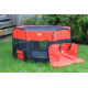 Armarkat Model PP002R-M Portable Pet Playpen in Black and Red Combo