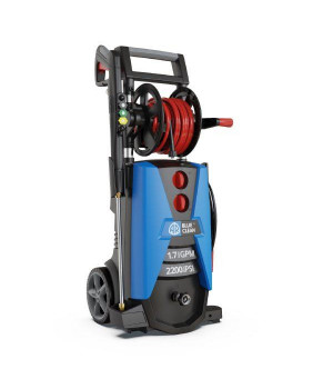 AR Blue Clean New Electric 2300 PSI Pressure Washer, with up to 1.7 GPM, BC390HSS, hose reel, great for Washing car, siding, fences or patios