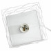 Simple Designs White Geometric Square Metal Table Lamp