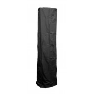 AZ Patio Heaters Square Glass Tube Patio Heater Cover in Black