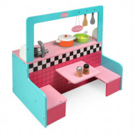 Retro Diner and Kitchen Doll Playset with Accessories