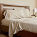 BedVoyage Melange Viscose from Bamboo Cotton Bed Sheets, King - Sand