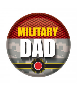 Military Dad Button