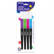 BAZIC Jumbo Kid's Paint Brush Set (4/Pack)