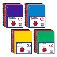 BAZIC C/R 70 Ct. 1-Subject Spiral Notebook (3/Pack)