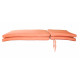 Sunbrella Designer Chaise Lounge Cushions- Knife Edge 2 Pk. Spectrum Cayenne