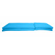 Sunbrella Designer Chaise Lounge Cushions- Knife Edge 2 Pk. Canvas Pacific Blue