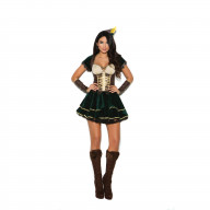 Adorable Archer - 3 pc Costume - Green/Brown - Size XL