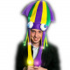 Light Up Flashing Mardi Gras Squid Hat