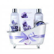 Lavender Home Spa Bathtub Set