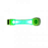 LED Silicone Reflective Armband - Green