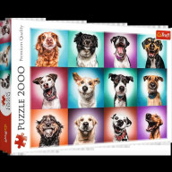 Trefl 2000 piece Jigsaw Puzzles, Funny dog portraits II