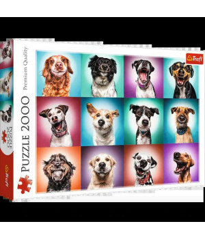 Trefl 2000 piece Jigsaw Puzzles, Funny dog portraits II