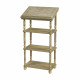 Butler Specialty Company Alden 4- Tier Library Stand, Beige