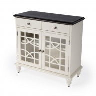 Butler Specialty Company, Rene 2 Door 2 Drawer Cabinet, White