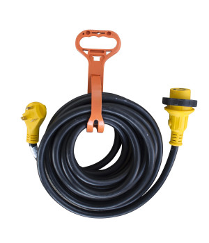 25 Ft. 125 Volt 30 Amp Marine Type Pigtail Extension Cord