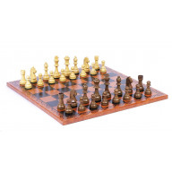 Staunton Design Chessmen & Tooled Board