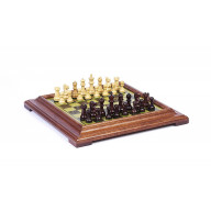 French Staunton Jr. Chessmen & Classic Pedestal Board