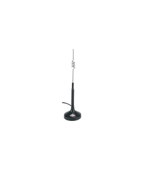 COBRA HIGHGEAR 100 WATT CELLULAR STYLE CB MAGNETIC MOUNT ANTENNA WITH COAX CABLE