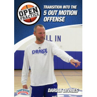 DARIAN DEVRIES OPEN PRACTICE: TRANSITION INTO THE 5-OUT MOTION OFFENSE